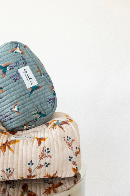 Petite trousse Gaya - Cerisier Macadamia