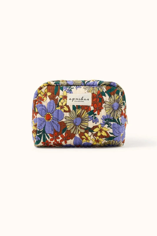 Petite trousse Gaya - Bouquet iris — Apaches collections , Lyon