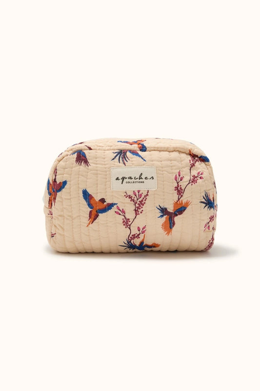 Petite trousse Gaya - Cerisier macadamia dahlia