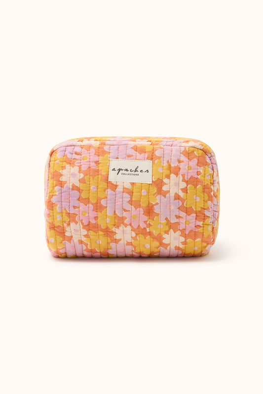 Petite trousse Gaya - Pâquerette orange