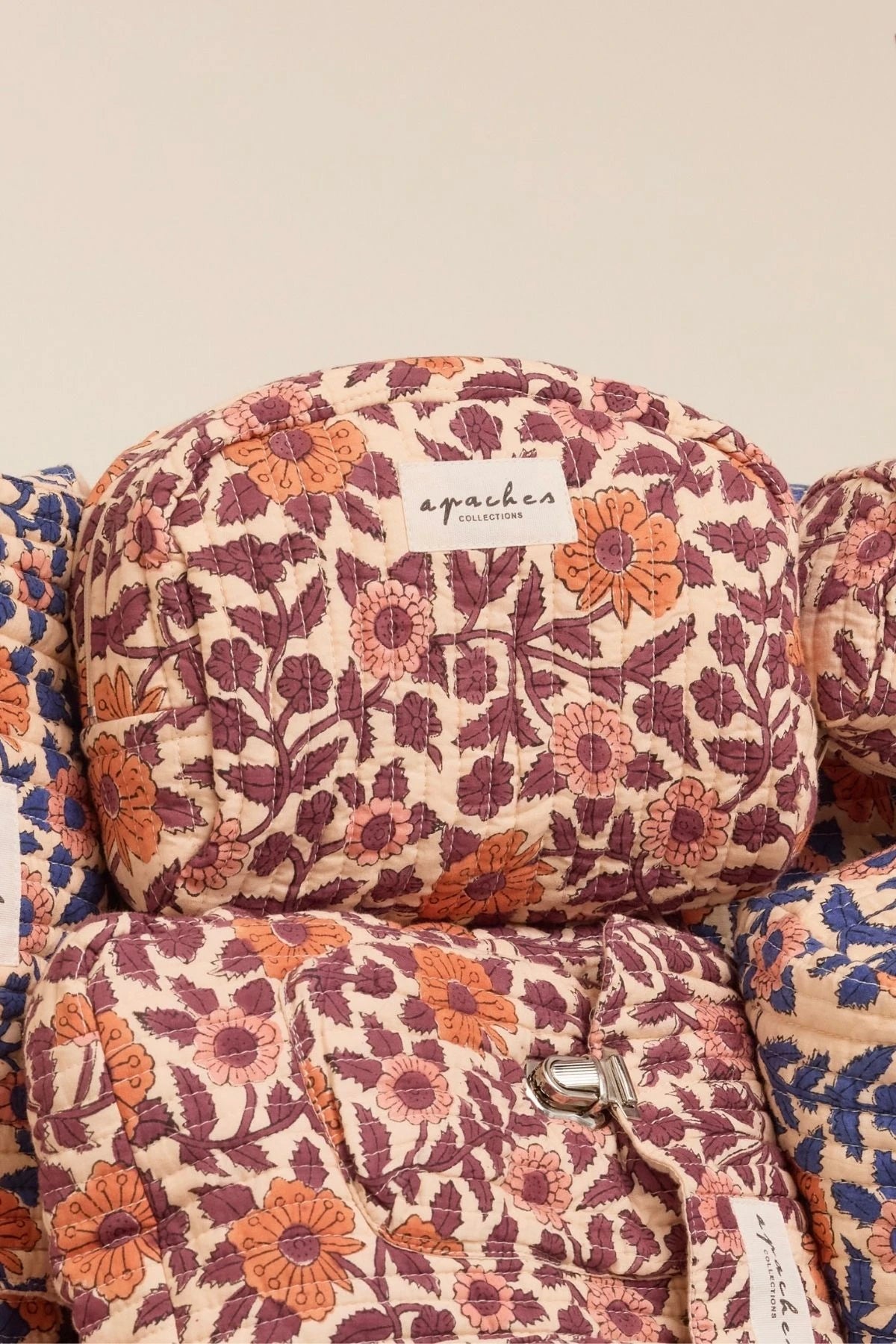 Petite trousse Gaya - Coeur flamingo