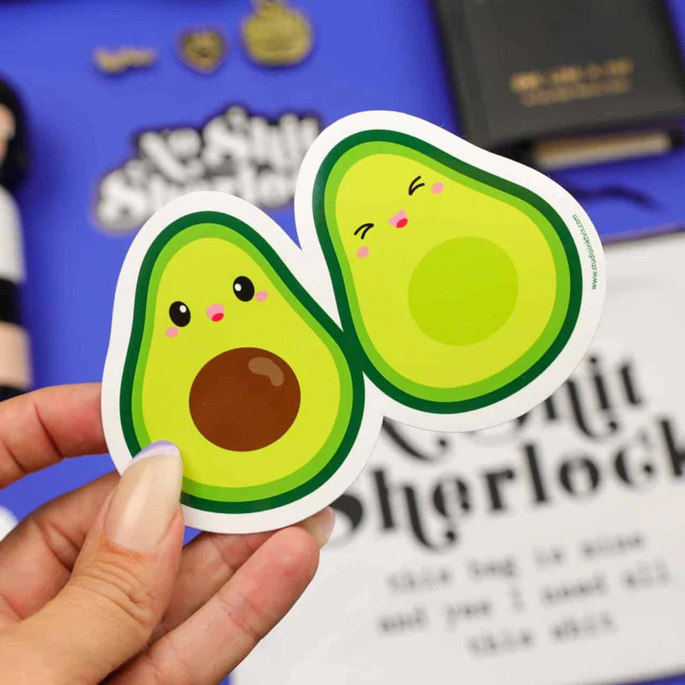 Sticker Avocado duo