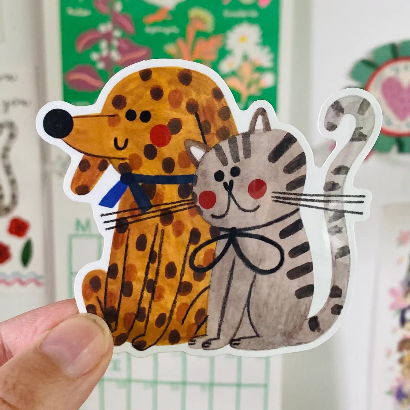 Sticker Chat et chien