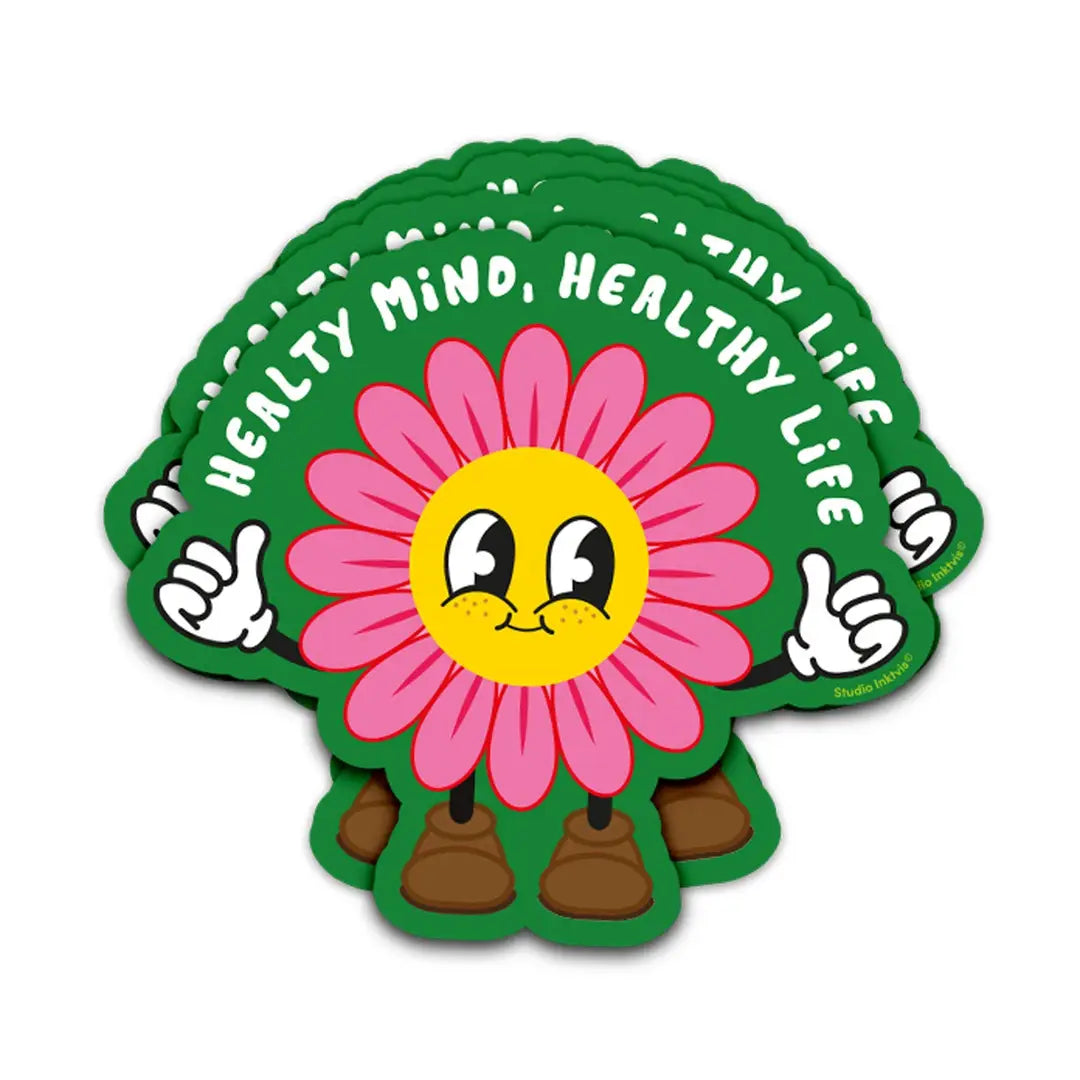 Sticker résistant Healthy mind, healthy life