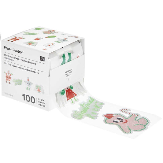 Stickers Christmas rocks