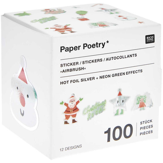 Stickers Christmas rocks