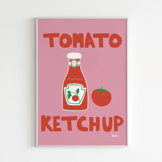Affiche A4 - Tomato ketchup