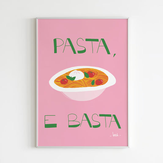 Affiche A5 - Pasta e basta