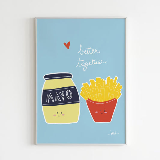 Affiche A5 - Better together mayo