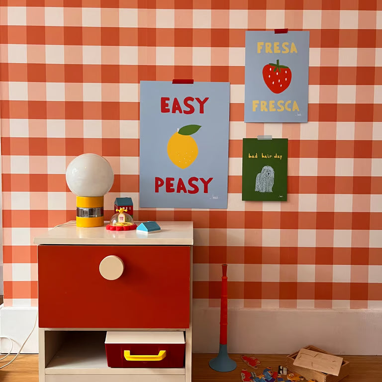 Affiche A5 - Easy peasy