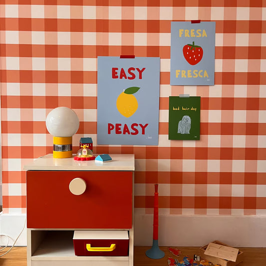 Affiche A5 - Easy peasy