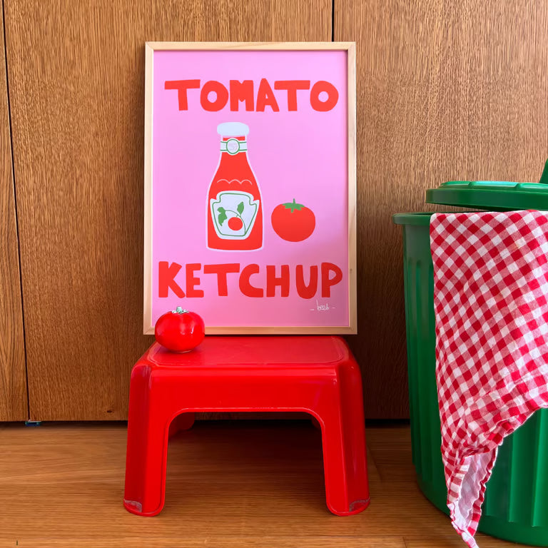 Affiche A4 - Tomato ketchup