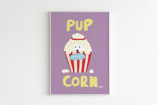 Affiche A4 - Pup corn