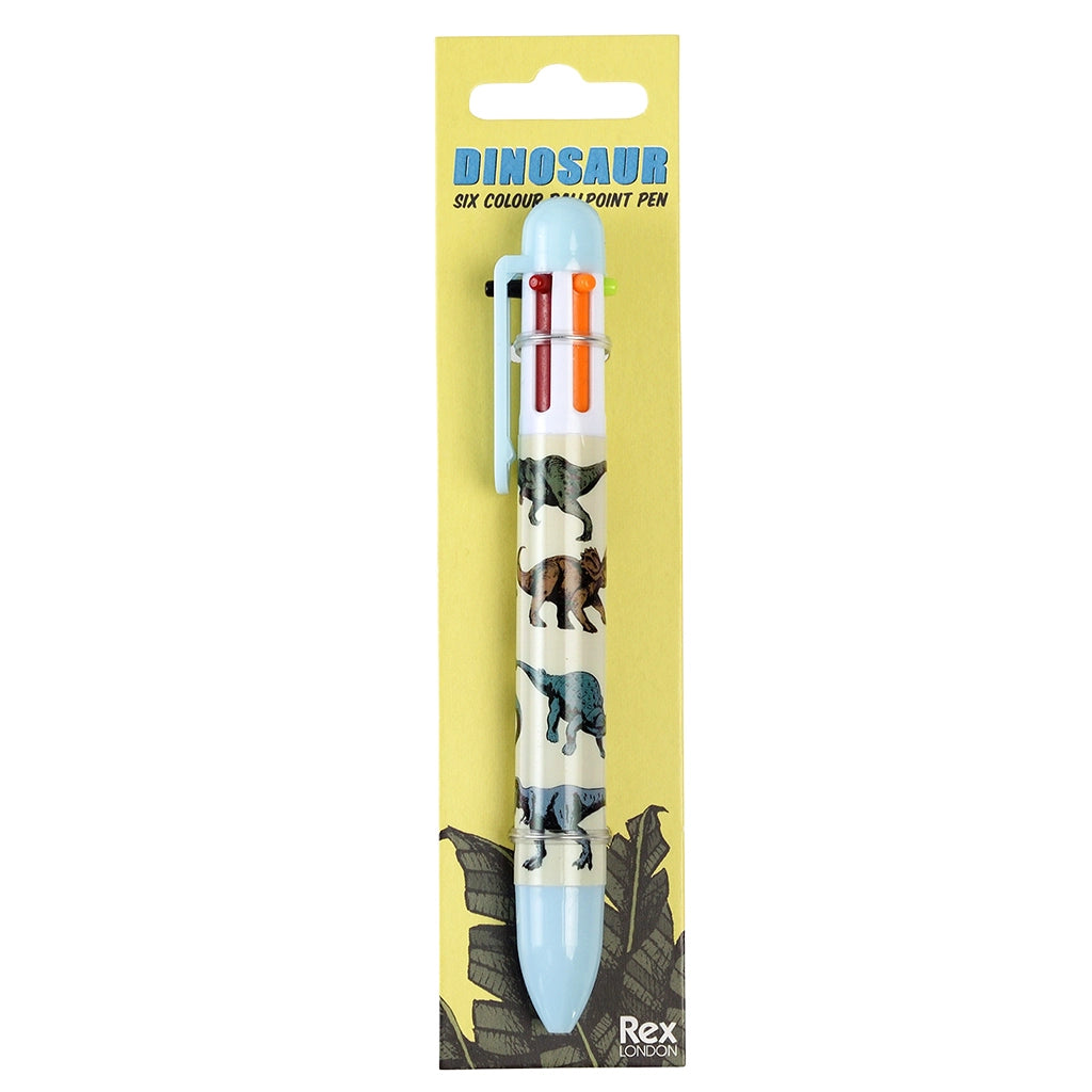 Stylo 6 couleurs - Terre préhistorique