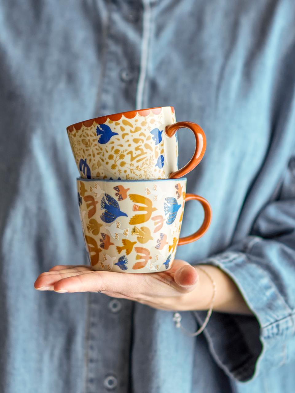 Tasse Anniversary - Oiseaux — Bloomingville , Lyon