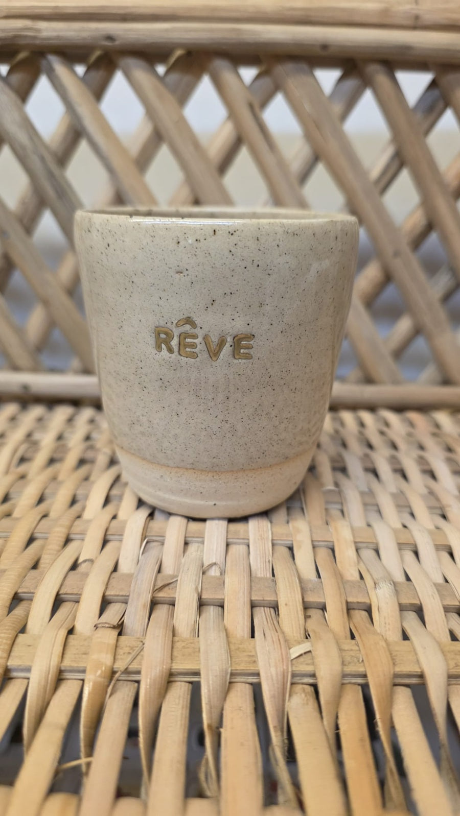 Tasse émaillée et dorure - rêve