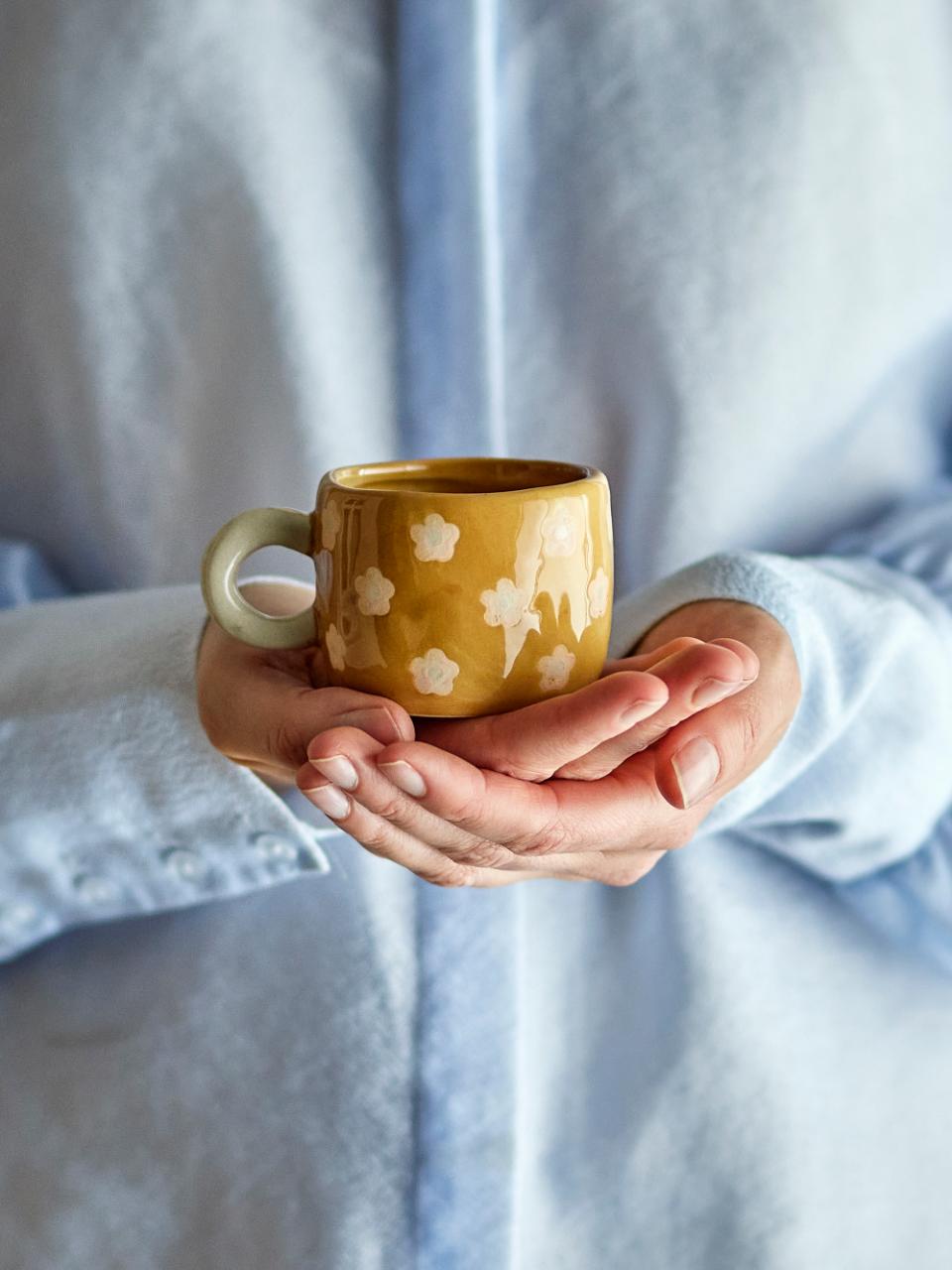 Tasse Nini - Marron petites fleurs