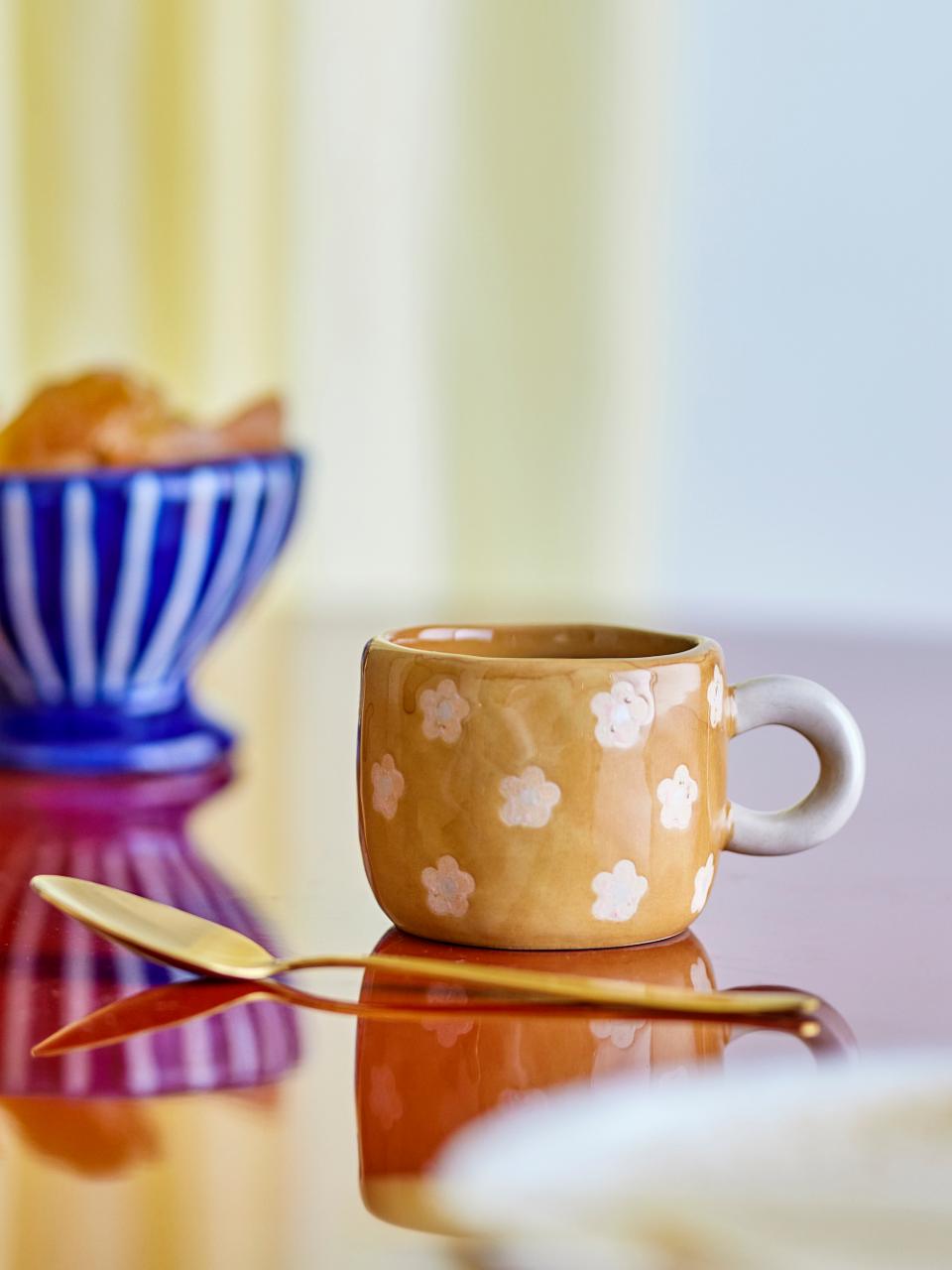 Tasse Nini - Marron petites fleurs