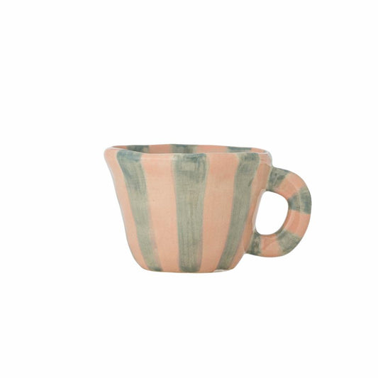 Tasse Nini - rayée bleu/rose (multicolore) — Bloomingville , Lyon