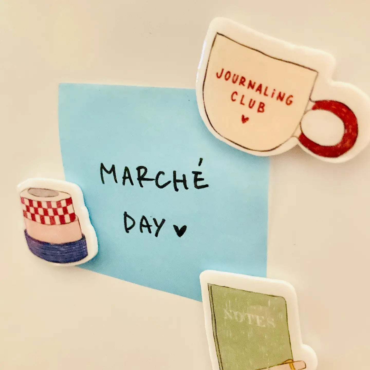 Lot de 3 aimants - Journaling — Rio Soléy , Lyon