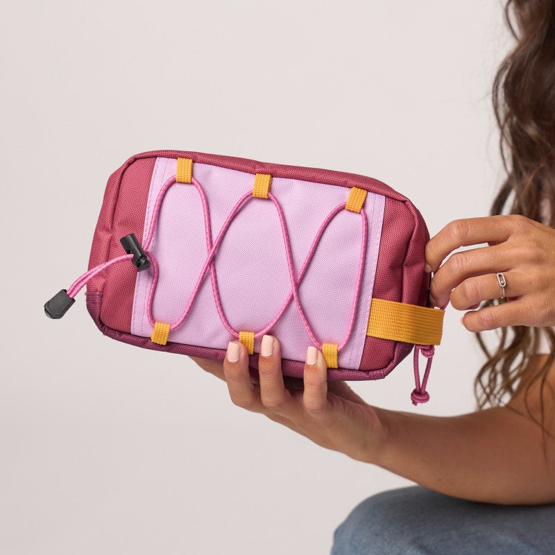 Trousse de toilette - Violet et bordeaux