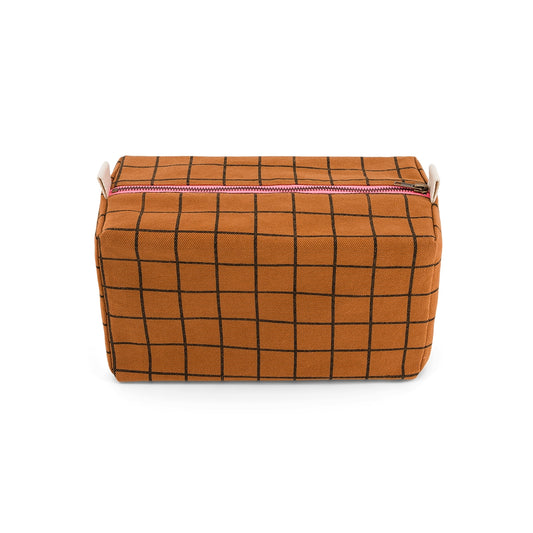 Trousse de toilette Vic - Check ginger