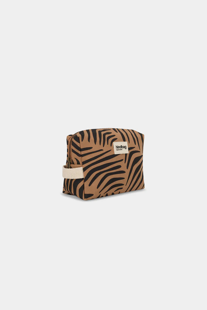 Trousse de toilette Leon - Zèbre cannelle