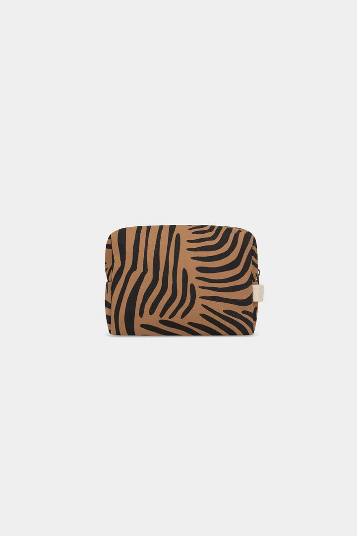 Trousse de toilette Leon - Zèbre cannelle
