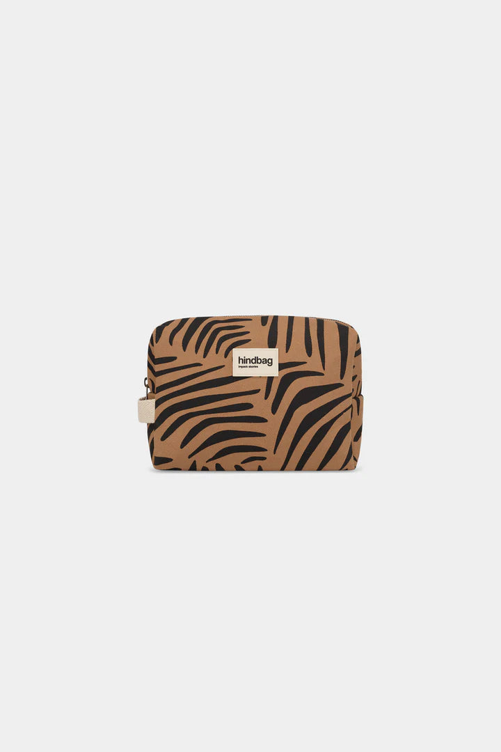 Trousse de toilette Leon - Zèbre cannelle