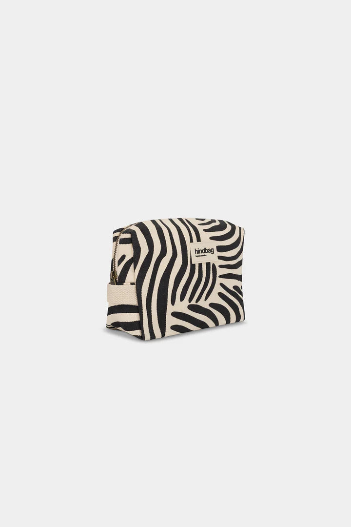 Trousse de toilette Leon - Zèbre écru