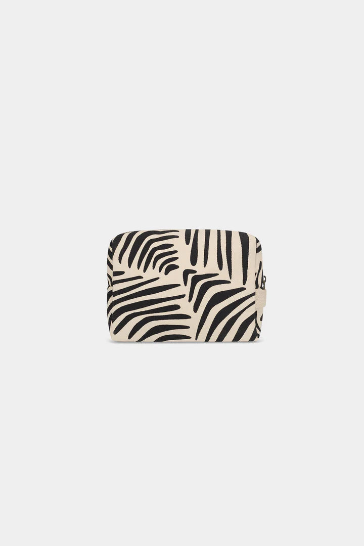 Trousse de toilette Leon - Zèbre écru