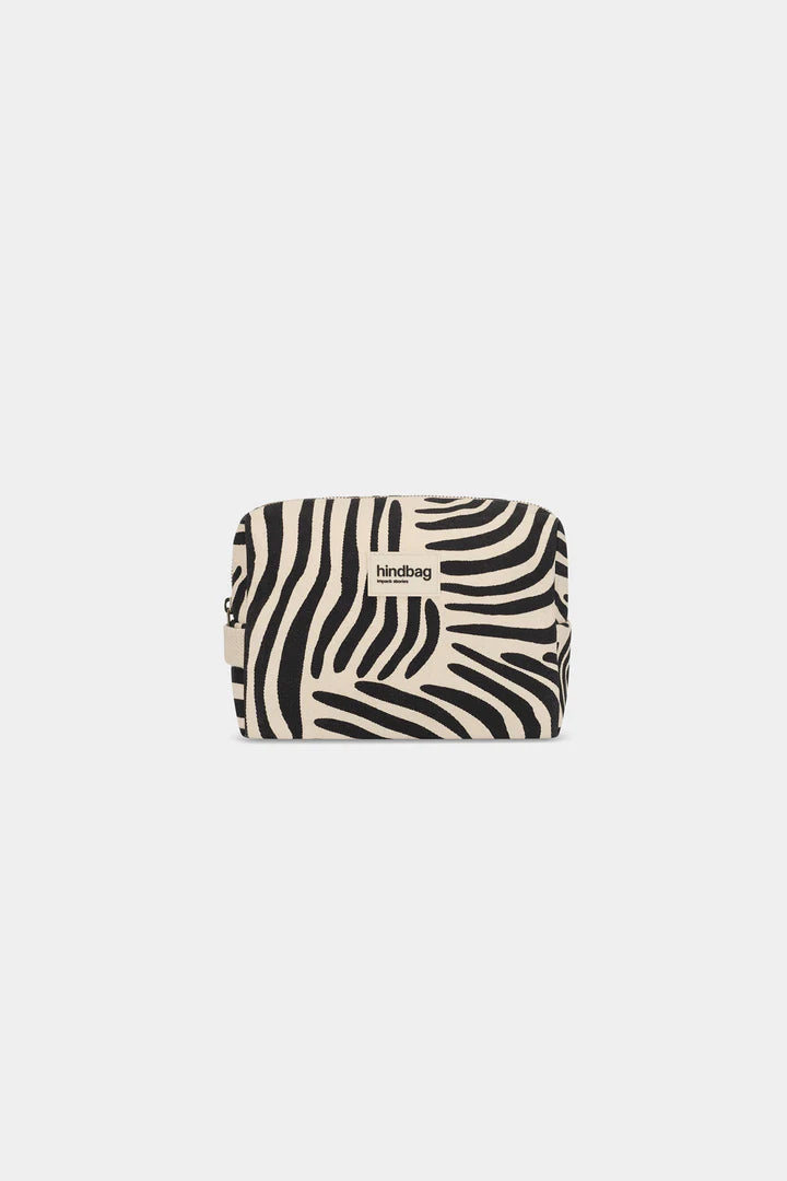 Trousse de toilette Leon - Zèbre écru