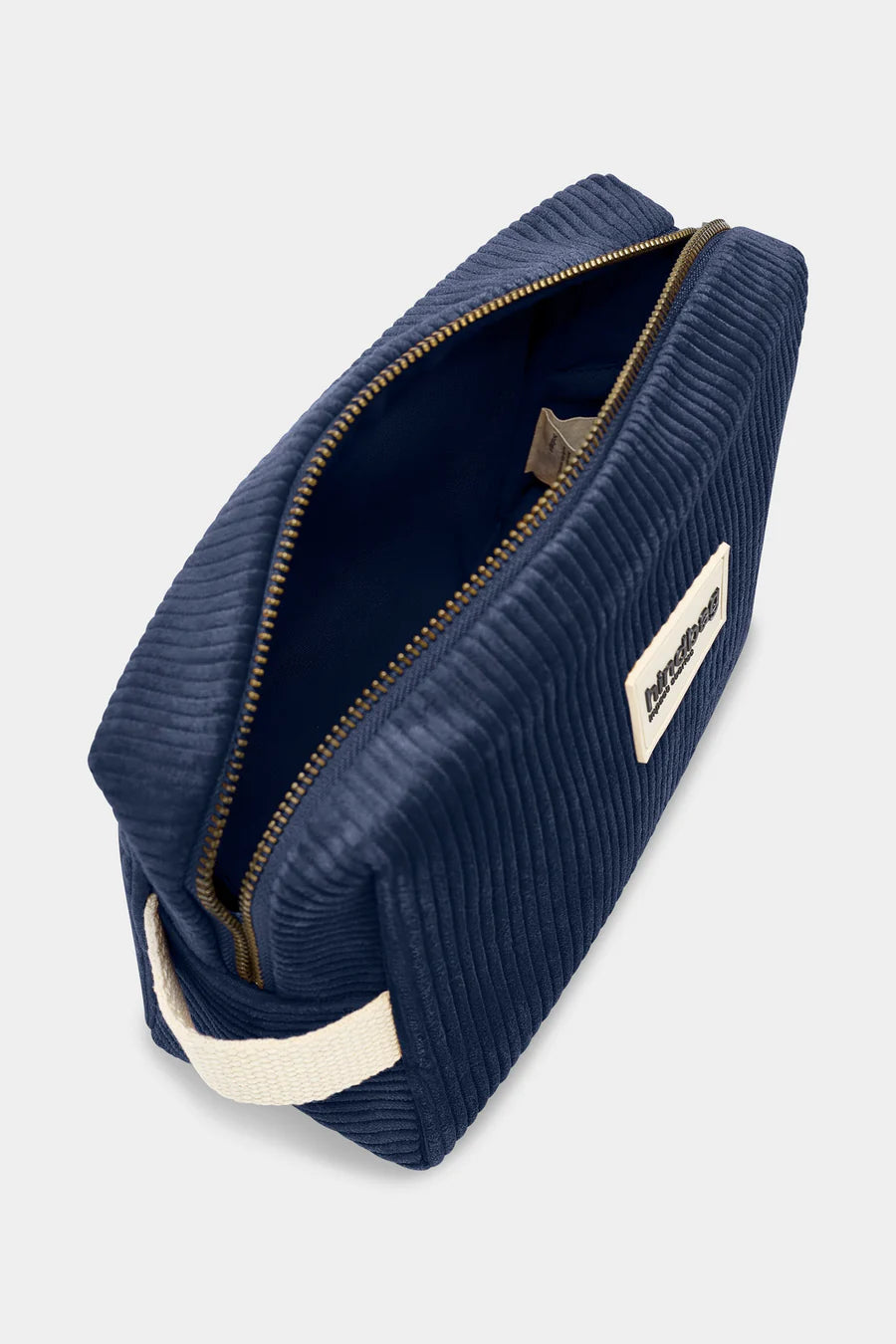 Trousse de toilette Leon - Velours marine — Hindbag , Lyon