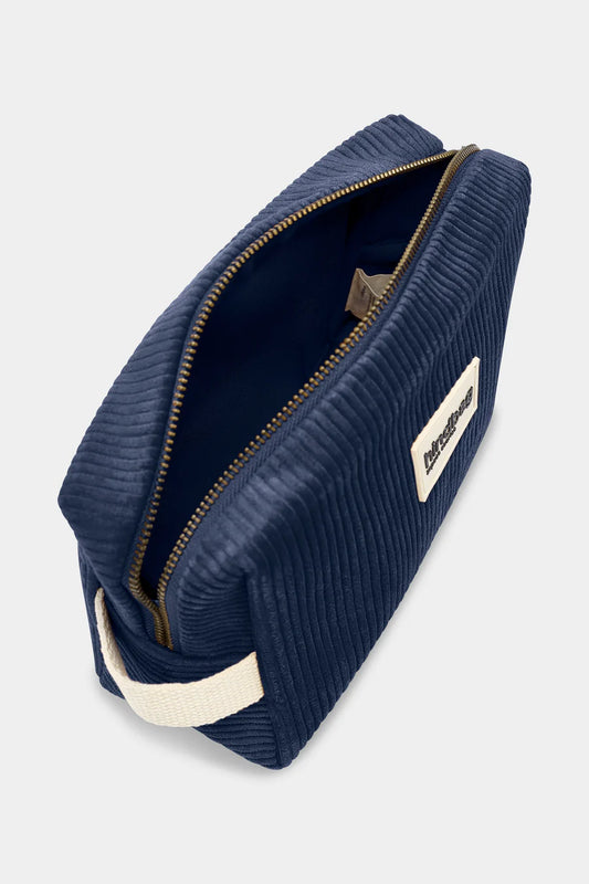 Trousse de toilette Leon - Velours marine — Hindbag , Lyon