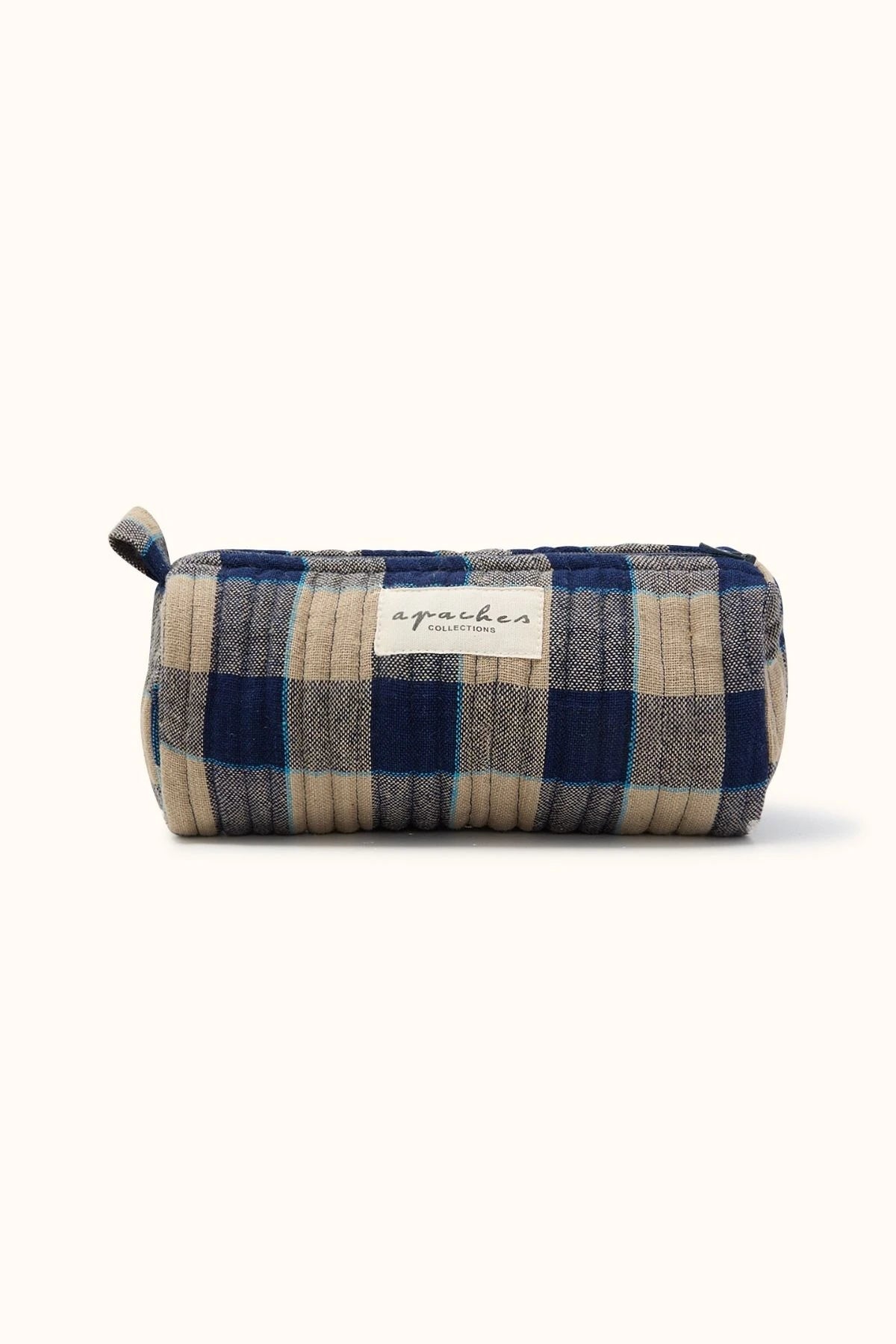 Trousse Opal - Khadi carreaux navy