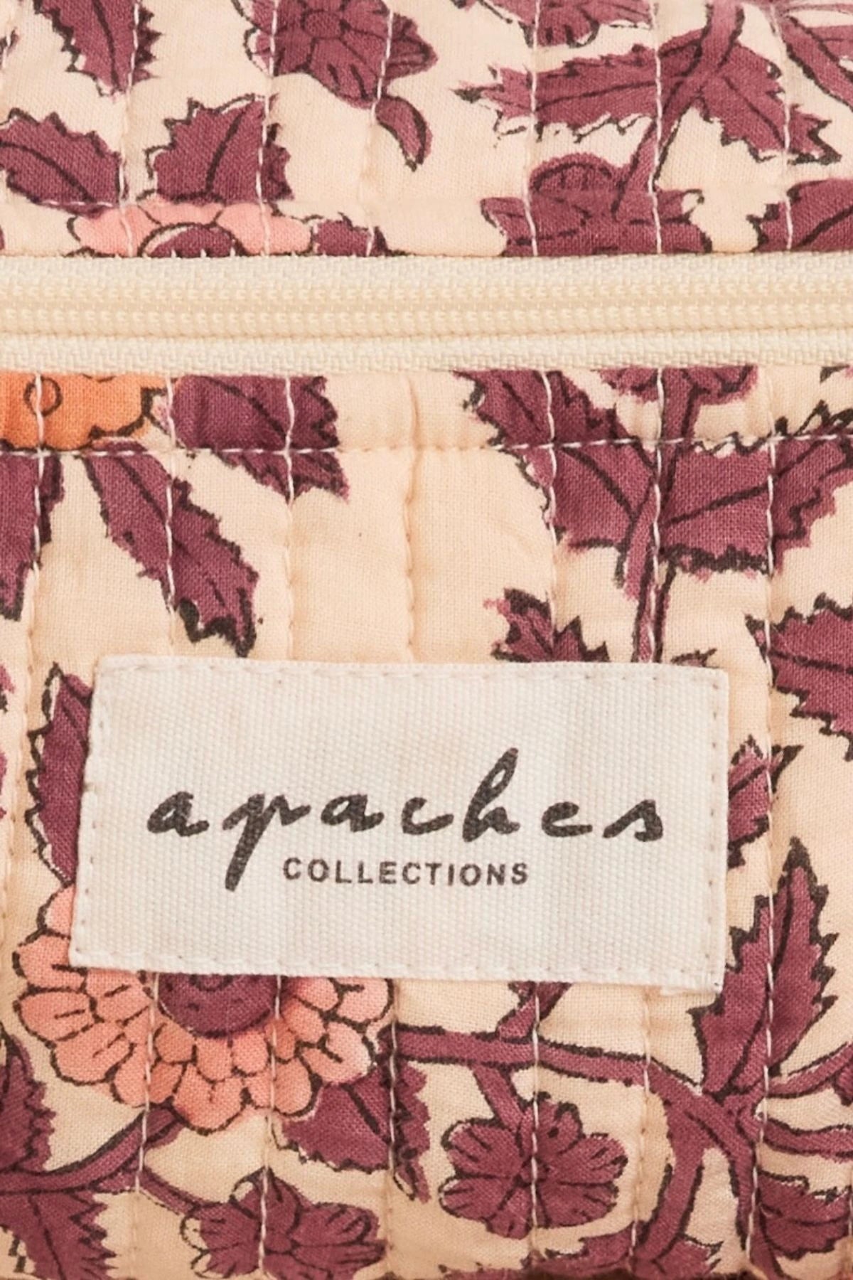 Trousse Opal - Coeur flamingo