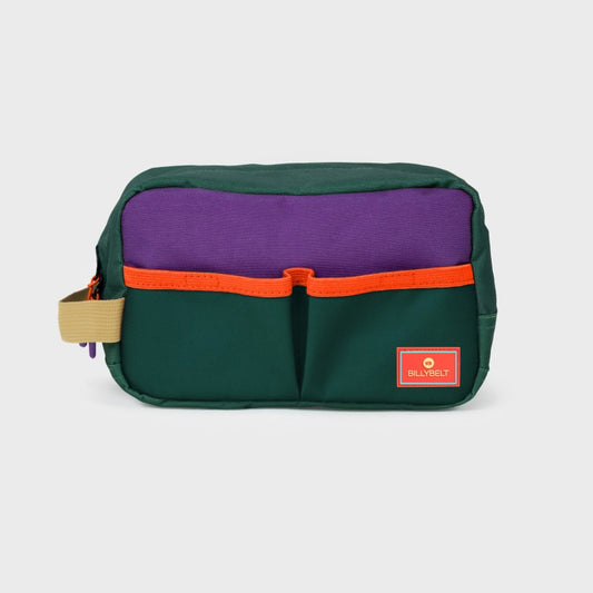 Trousse de toilette - Vert et violet