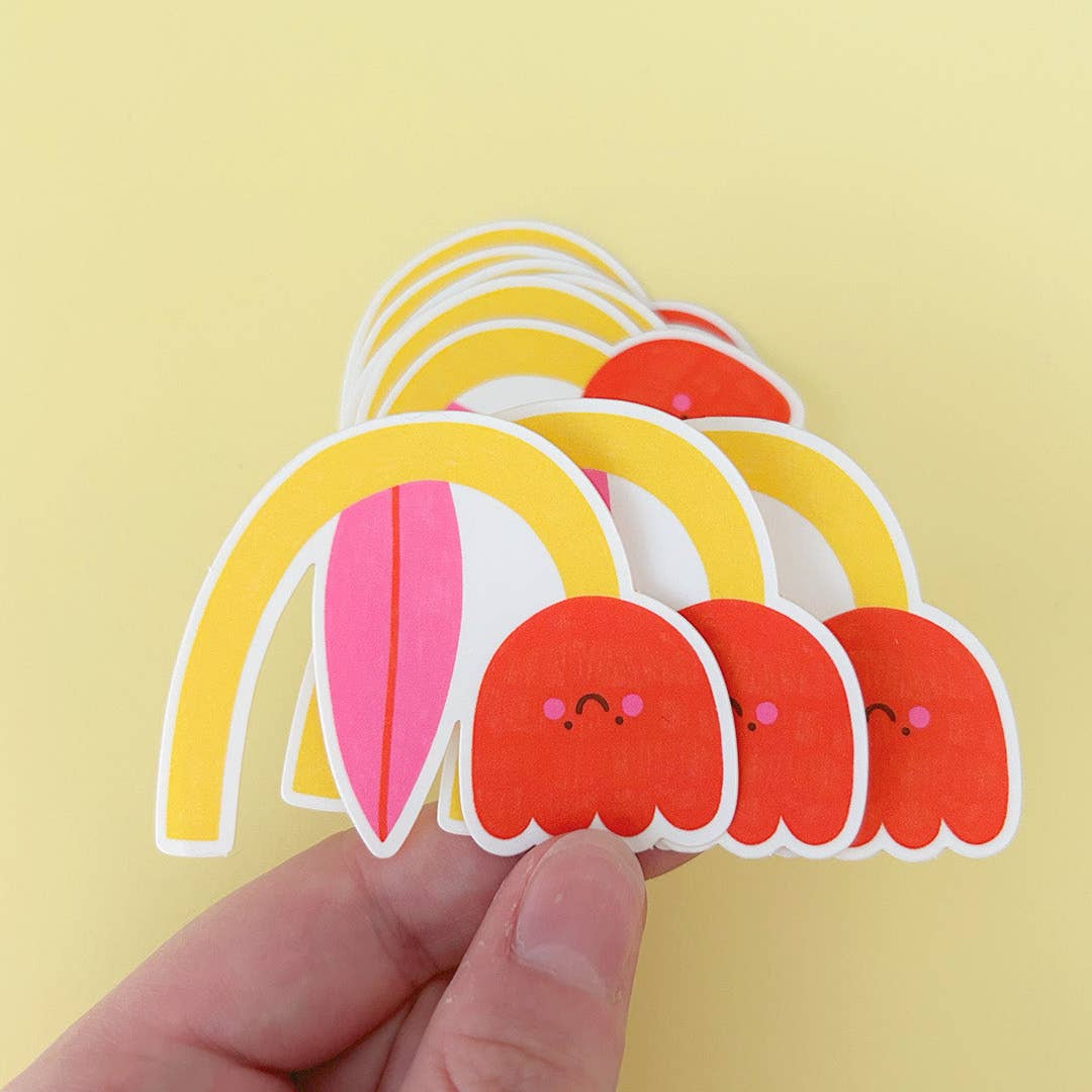 Sticker - Tulipe funny (penchée)