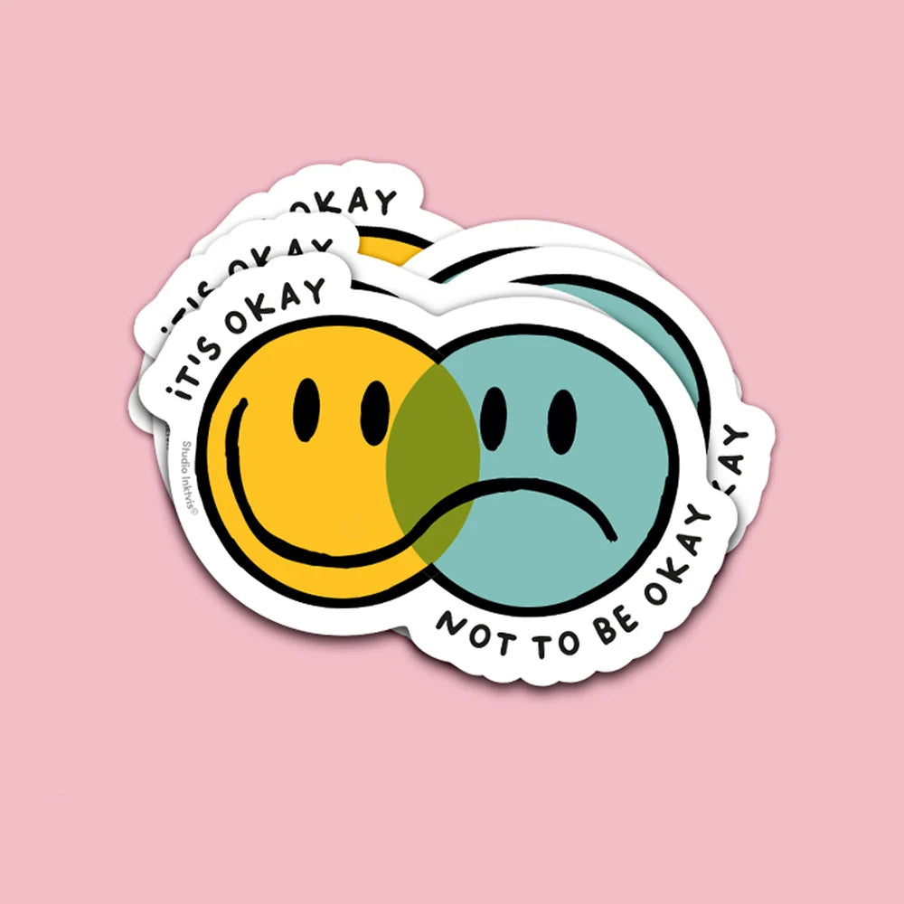 Sticker résistant It's ok not to be okay