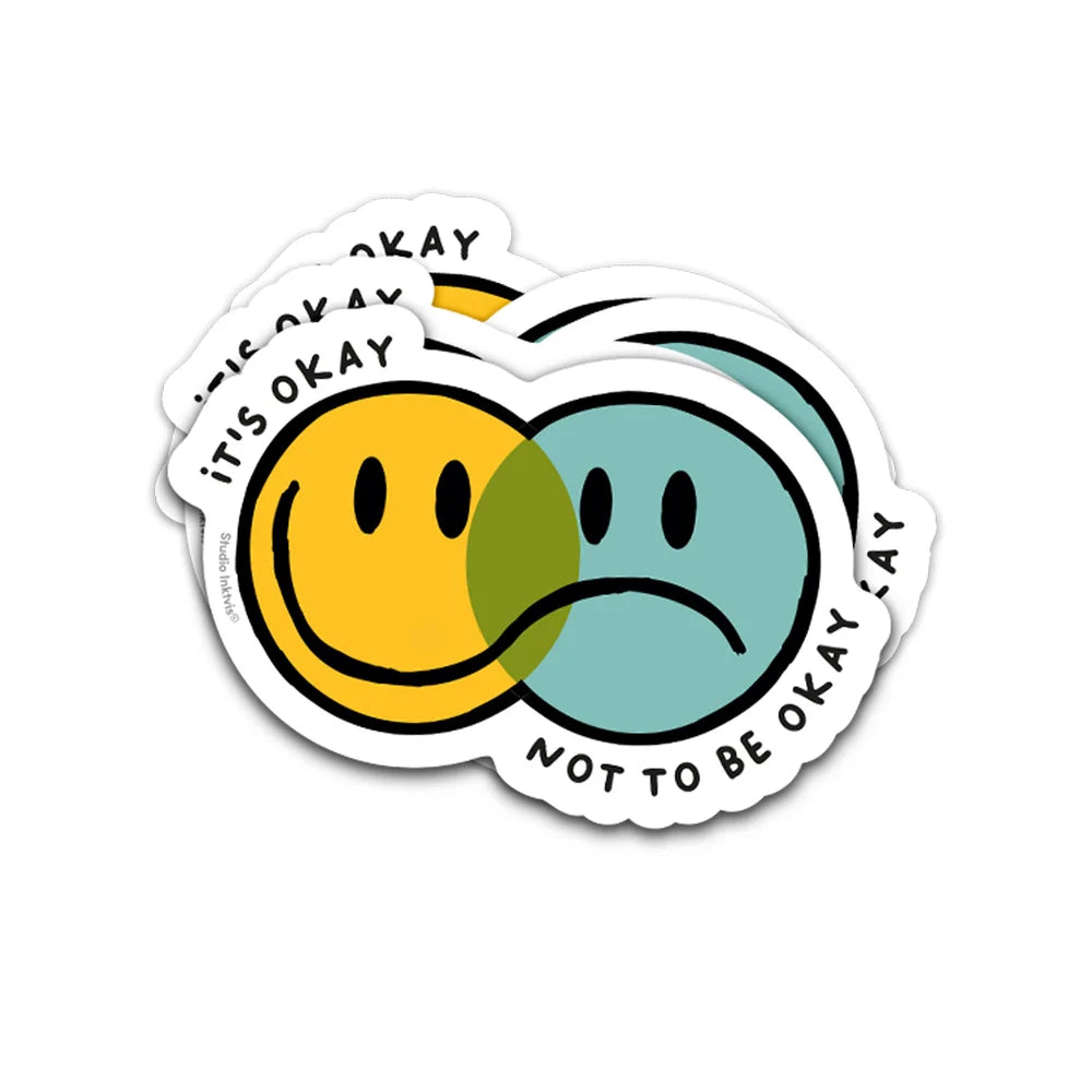 Sticker résistant It's ok not to be okay