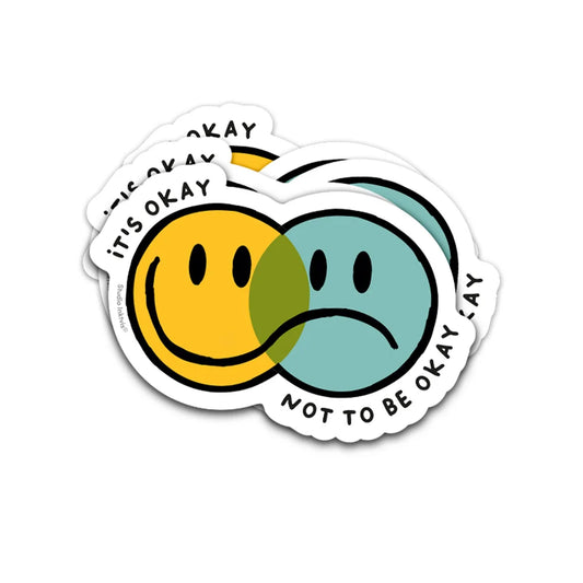 Sticker résistant It's ok not to be okay