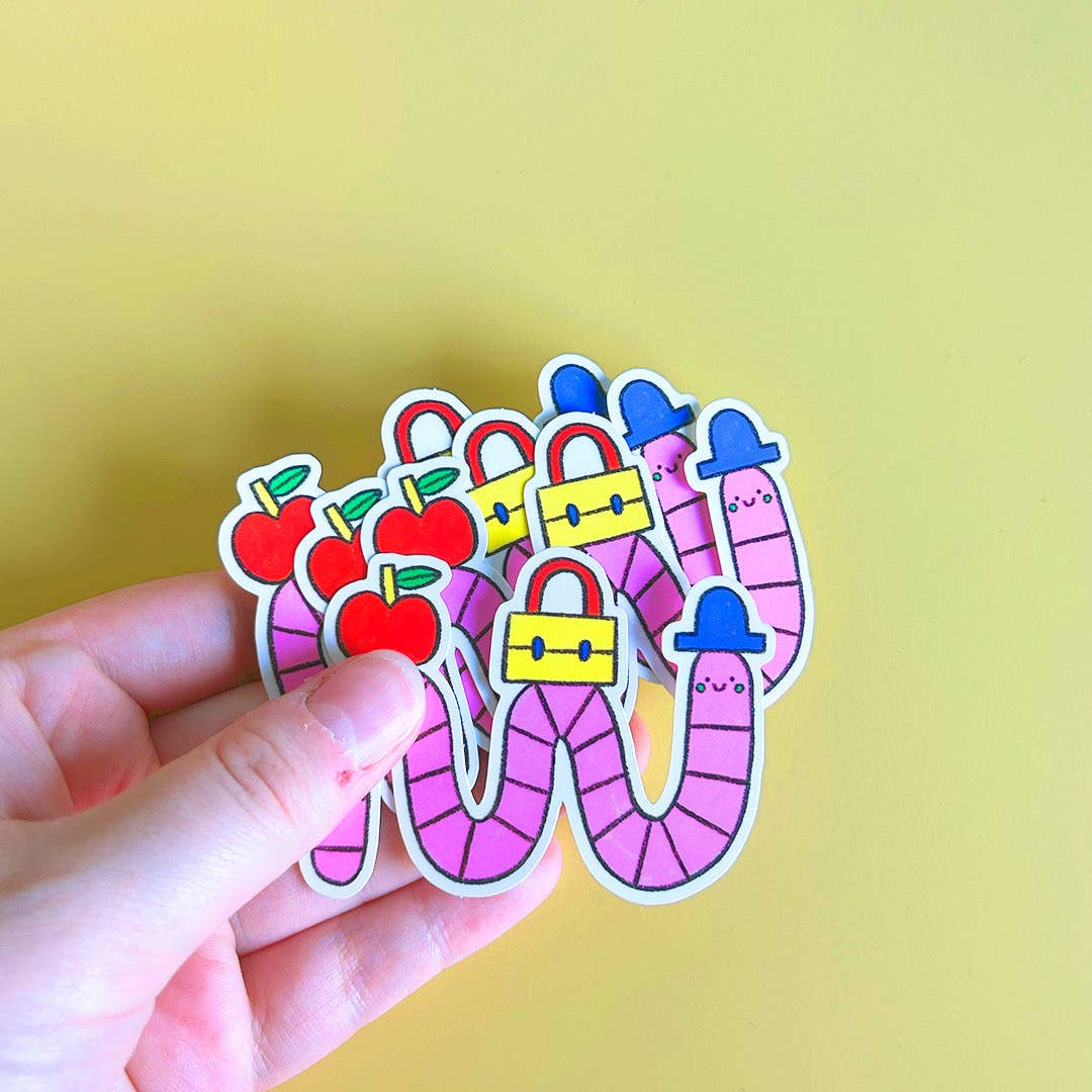 Sticker - Ver de terre
