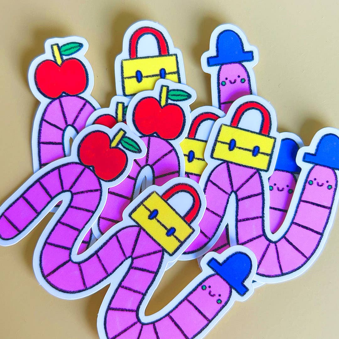Sticker - Ver de terre