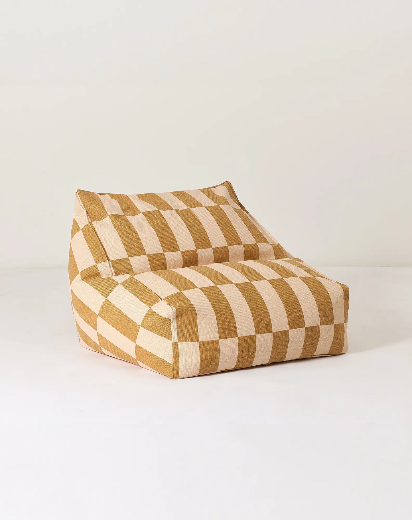 Pouf enfant Vibes - Mustard and sand tiles