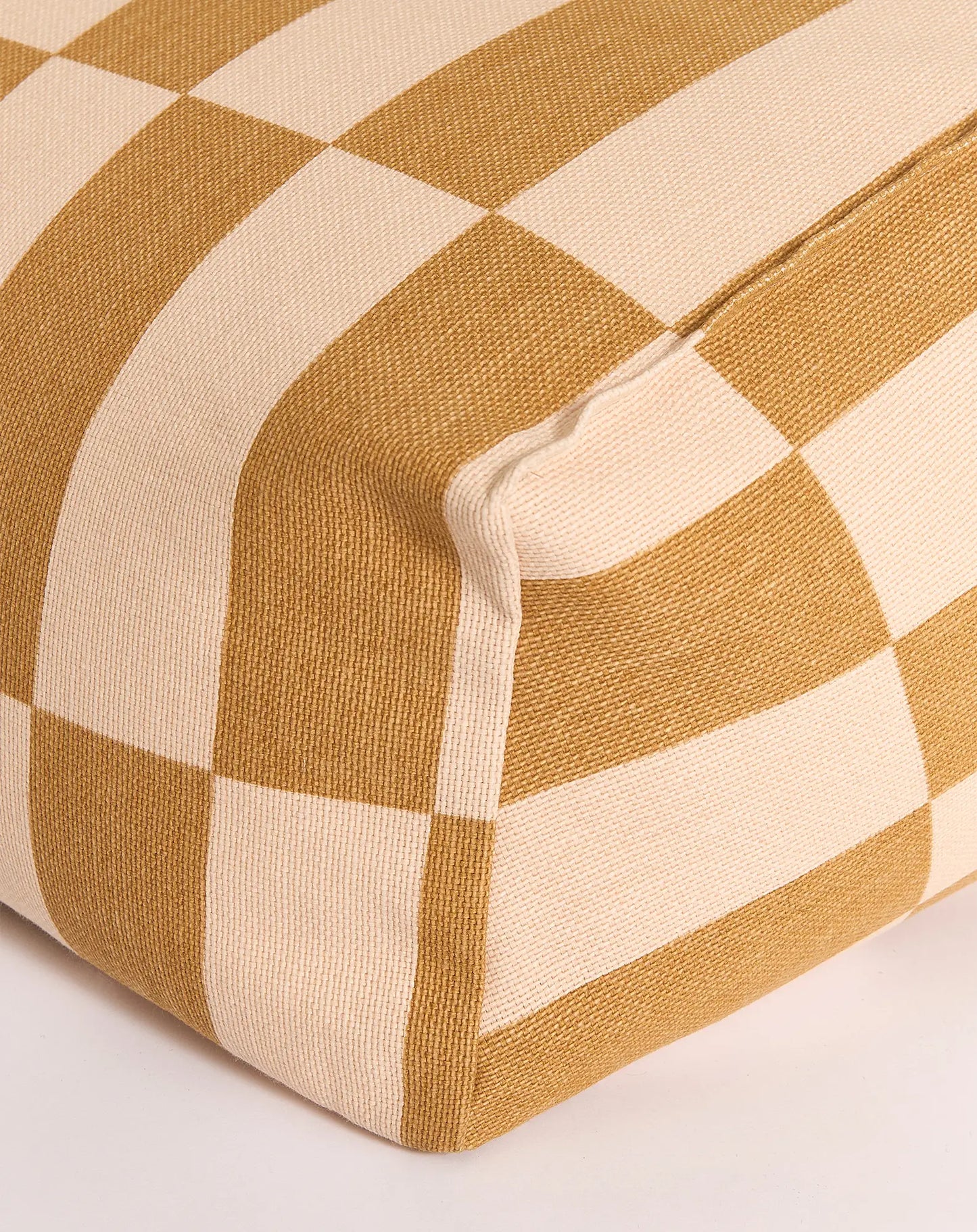 Pouf enfant Vibes - Mustard and sand tiles