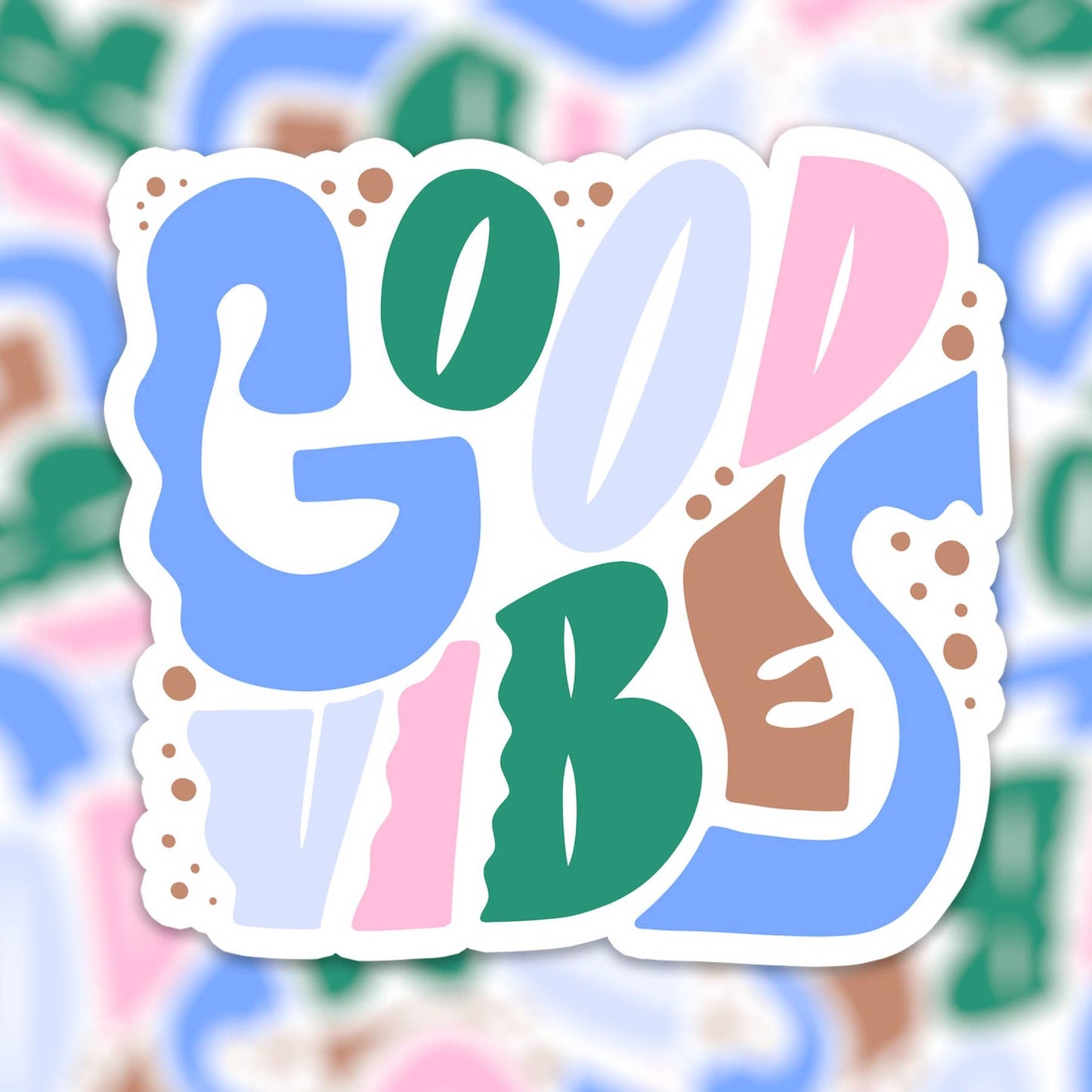 Sticker en vinyle - good vibes