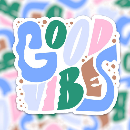 Sticker en vinyle - good vibes