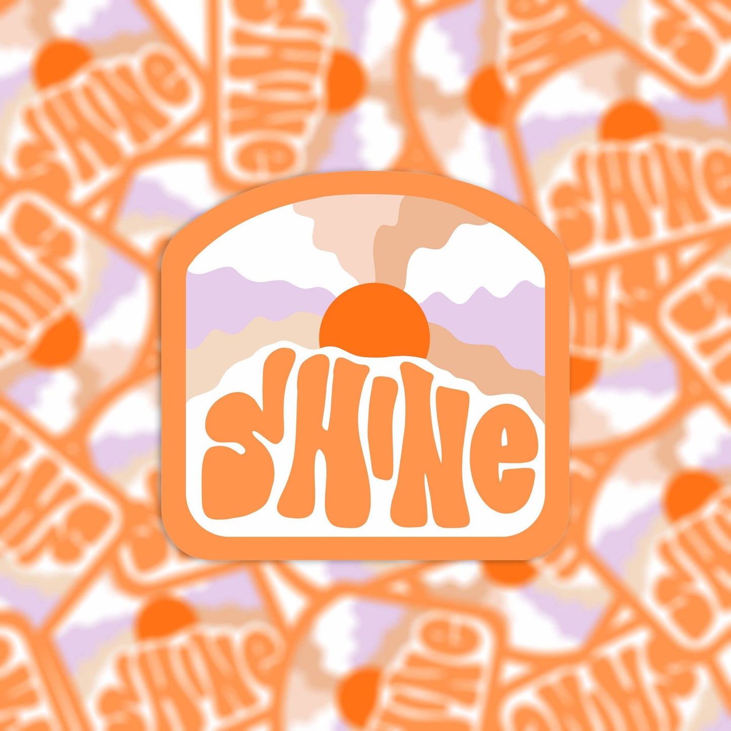 Sticker en vinyle Shine